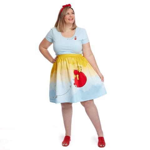 Stitch Shoppe Winnie the Pooh Sandy Skirt Full Length Front Model View