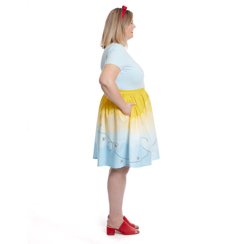 Stitch Shoppe Winnie the Pooh Sandy Skirt Full Length Side Model View-zoom