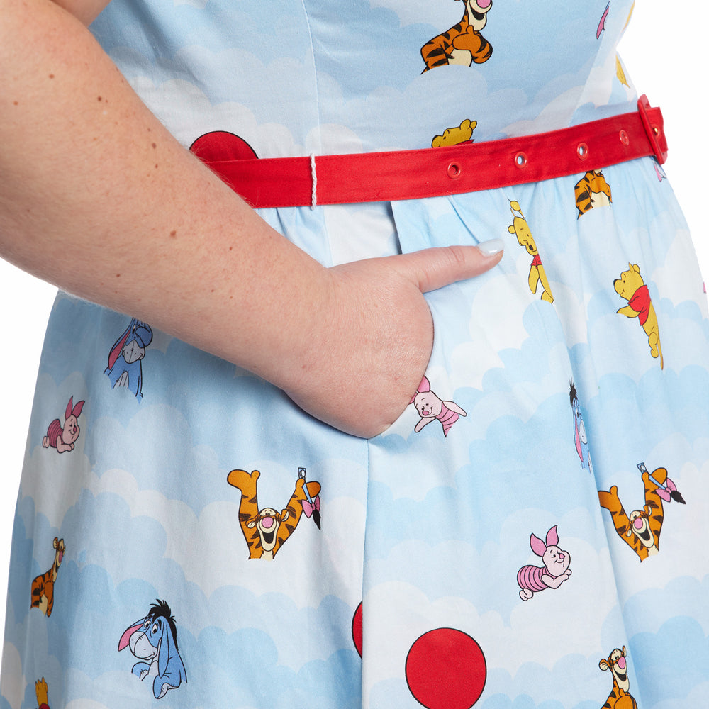 Stitch Shoppe Winnie the Pooh Laci Dress Closeup Pocket View-zoom