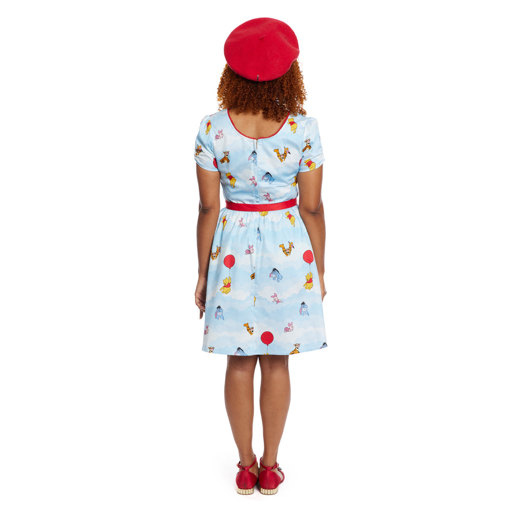 Stitch Shoppe Winnie the Pooh Laci Dress Full Length Back Model View-zoom