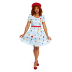 Stitch Shoppe Winnie the Pooh Laci Dress Full Length Front Model View