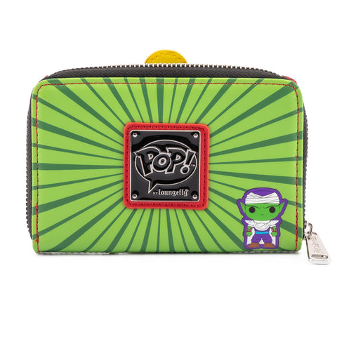 Funko Pop! by Loungefly Dragon Ball Z Gohan and Piccolo Zip Around Wallet Back View