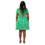 Disney Stitch Shoppe Holiday "Laci" Dress Full Back Model View