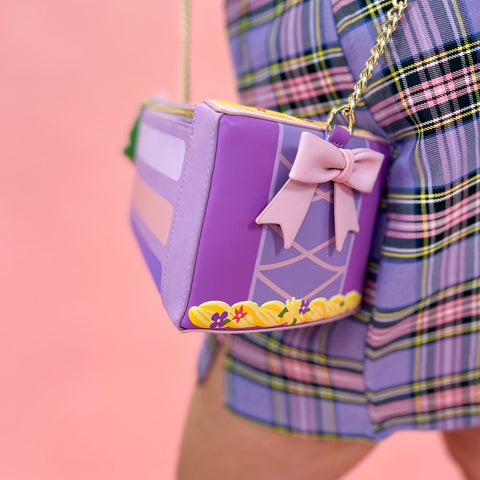 Tangled Rapunzel Cake Cosplay Crossbody Bag Lifestyle View