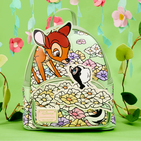 Exclusive - Bambi and Flower Mini Backpack Lifestyle View