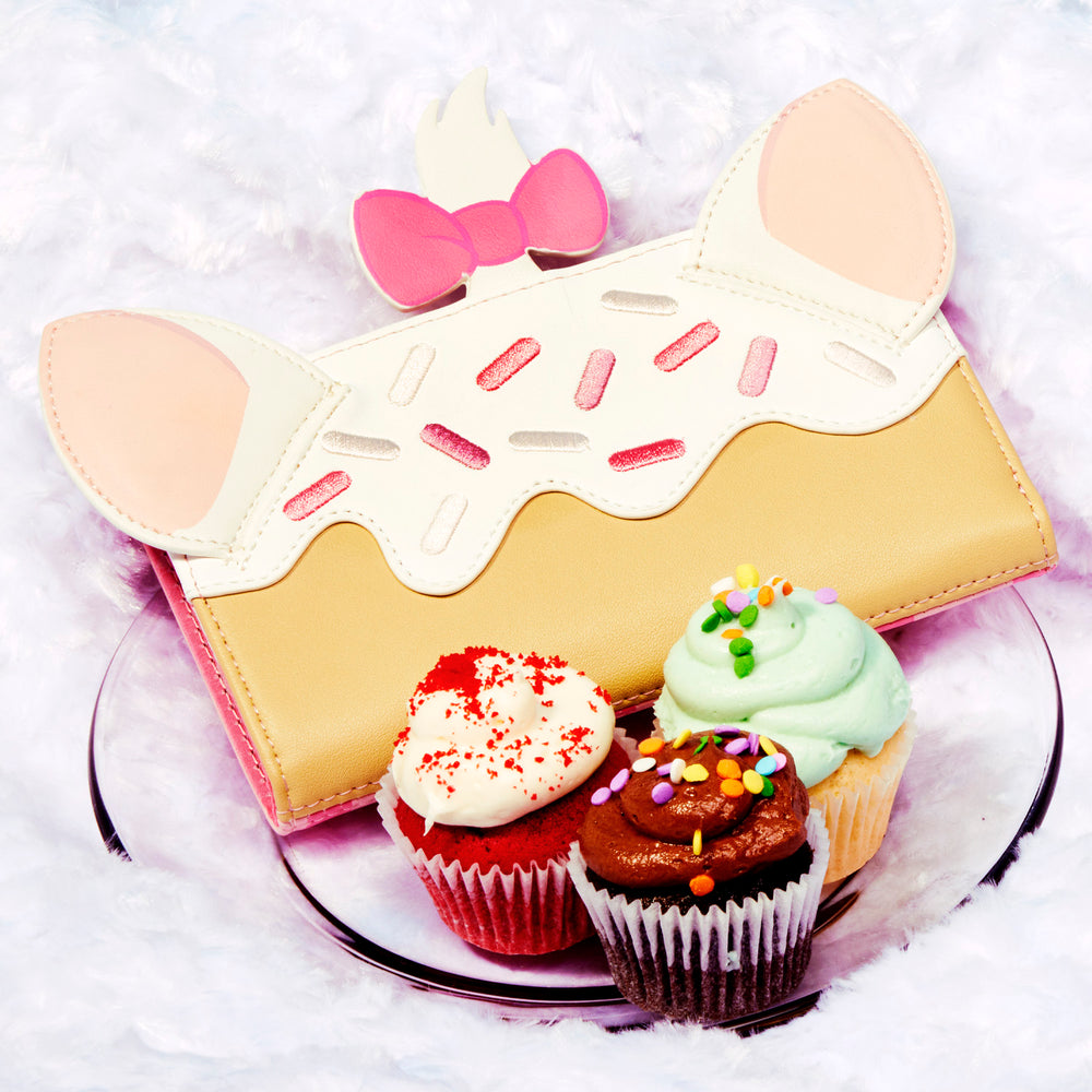 Marie Sprinkle Cupcake Cosplay Flap Wallet Lifestyle View-zoom