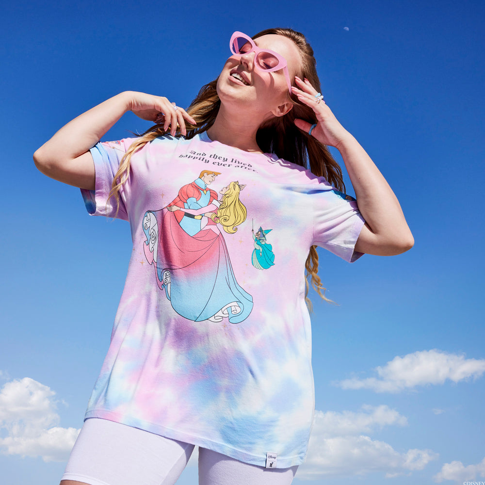 Sleeping Beauty Happily Ever After Tee Lifestyle View-zoom