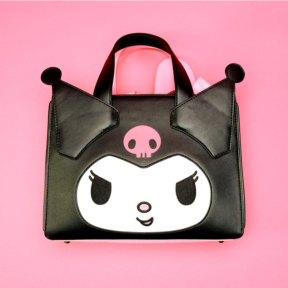 My Melody and Kuromi Reversible Crossbody Bag Lifestyle View-zoom
