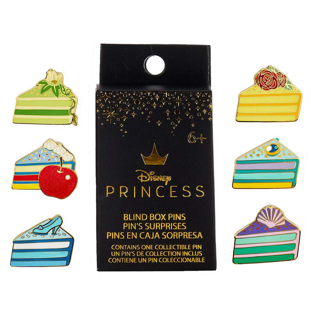Disney Princess Cakes Blind Box Pin Front View-zoom