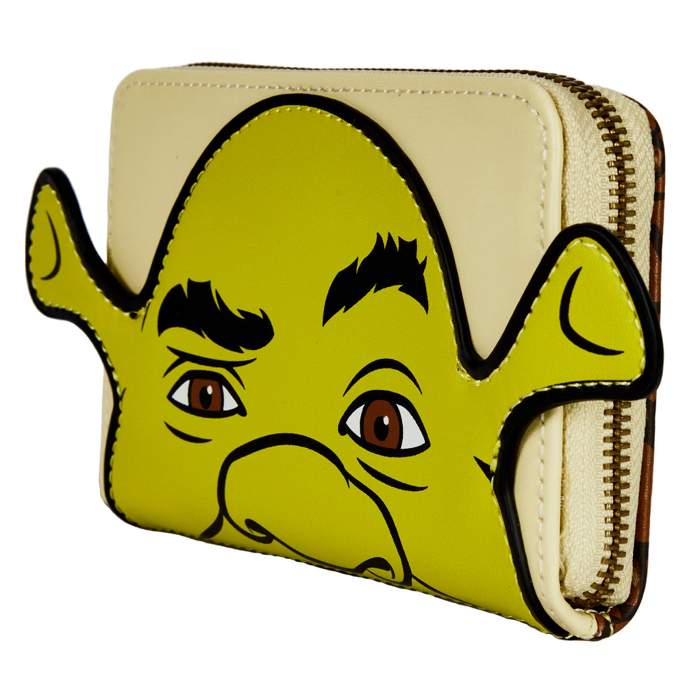 Exclusive - Shrek Cosplay Zip Around Wallet Side View-zoom