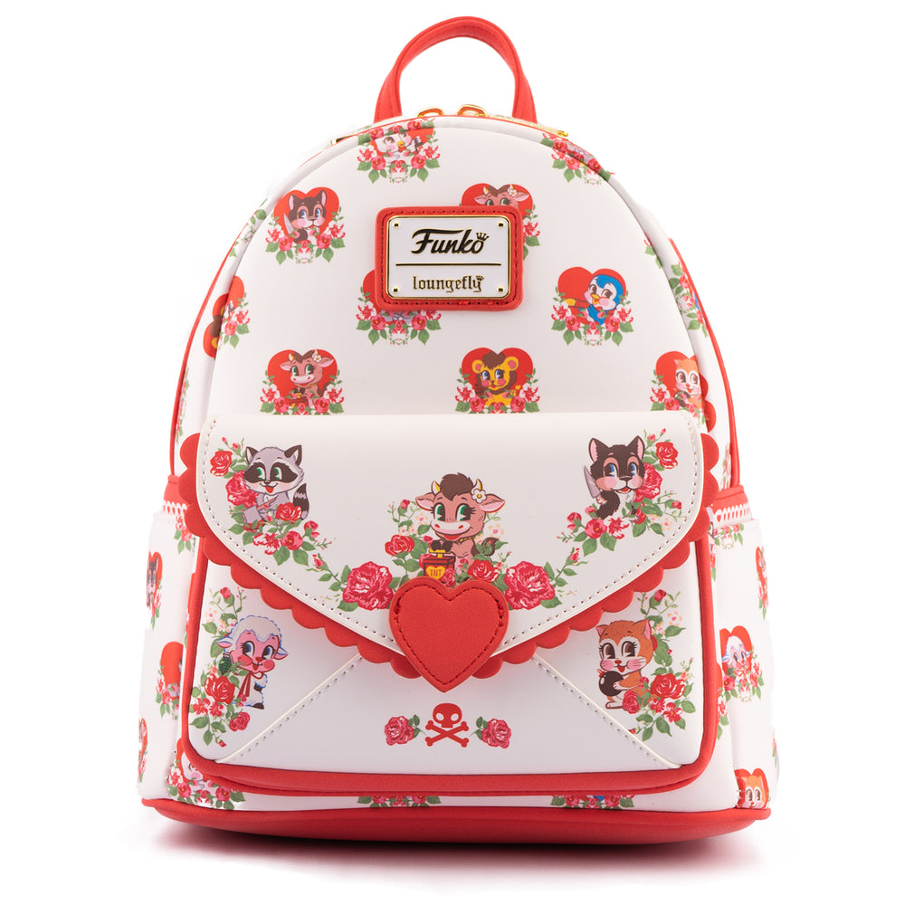 Funko by Loungefly Villainous Valentines Mini Backpack Front View-zoom