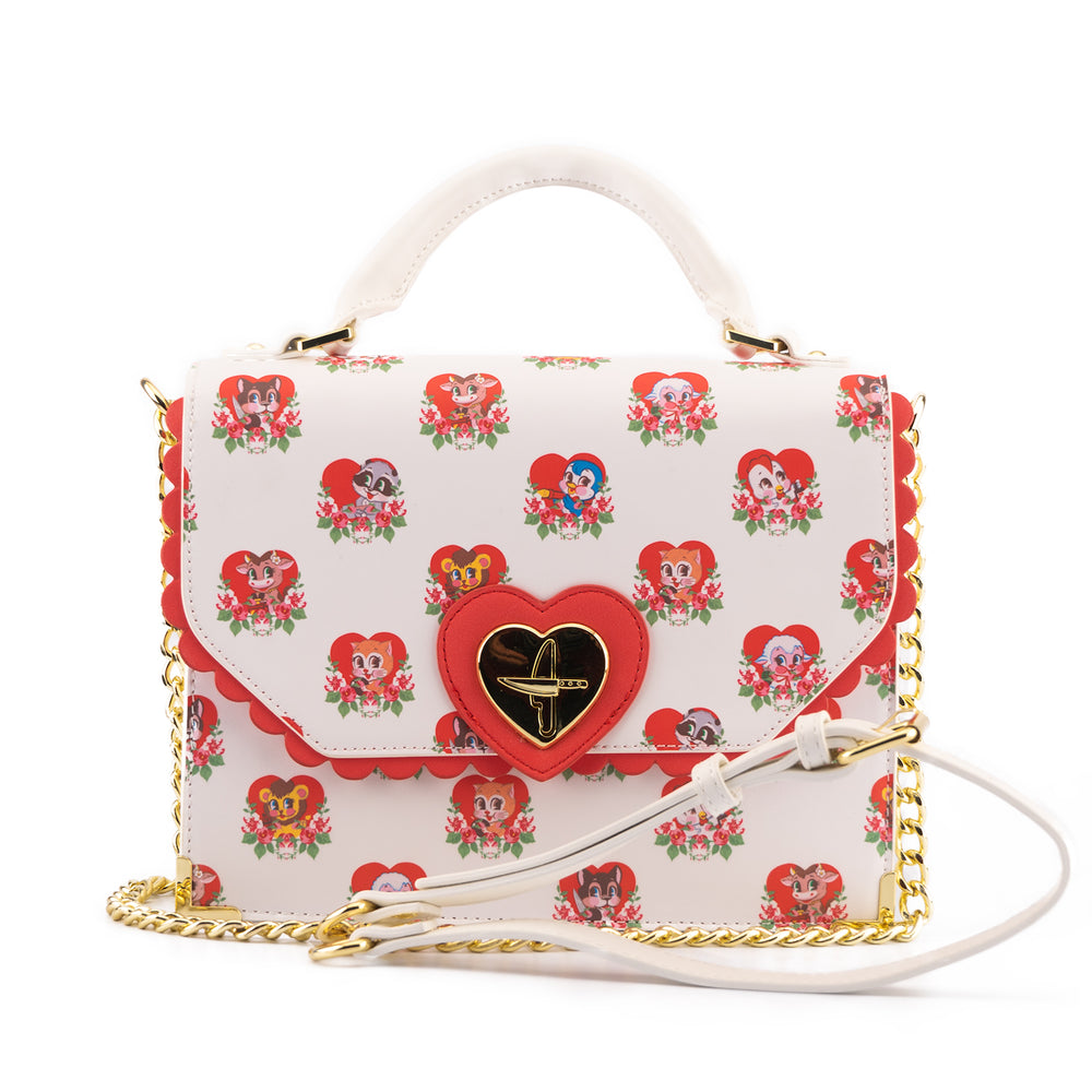Funko by Loungefly Villainous Valentines Crossbody Bag Front View-zoom