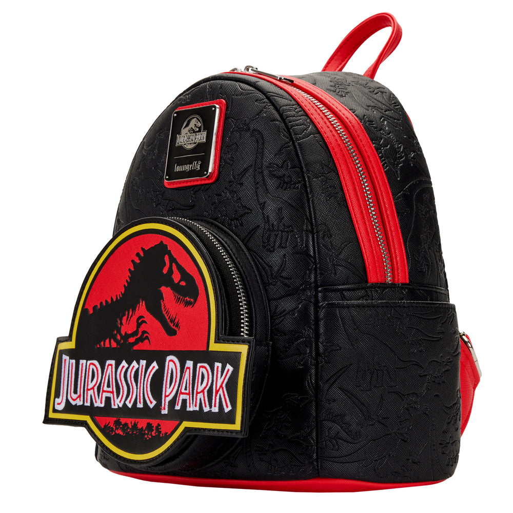 Jurassic Park Logo Mini Backpack Side View-zoom