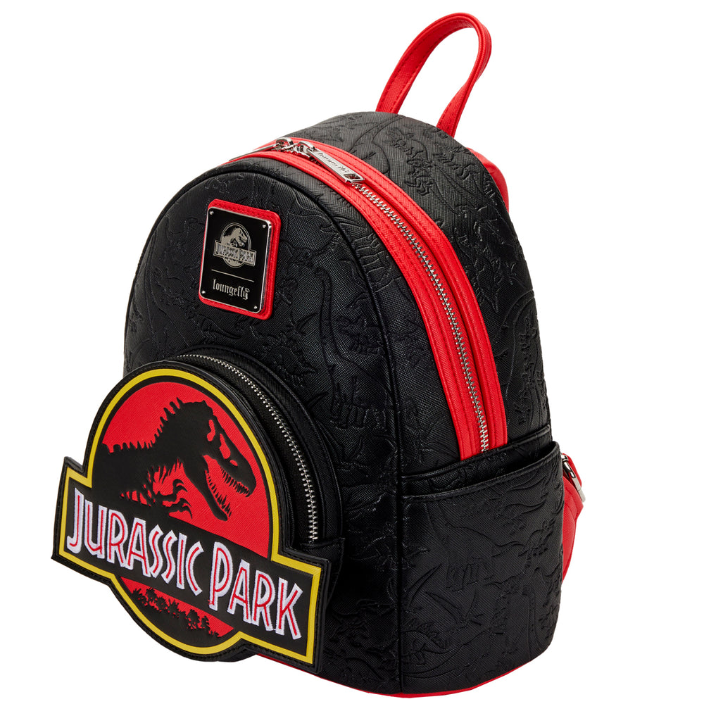 Jurassic Park Logo Mini Backpack Jurassic Park Logo Mini Backpack Top Side View-zoom