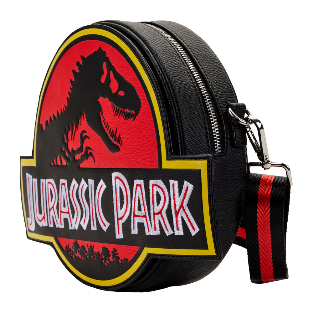Jurassic Park Logo Crossbody Bag Side View-zoom