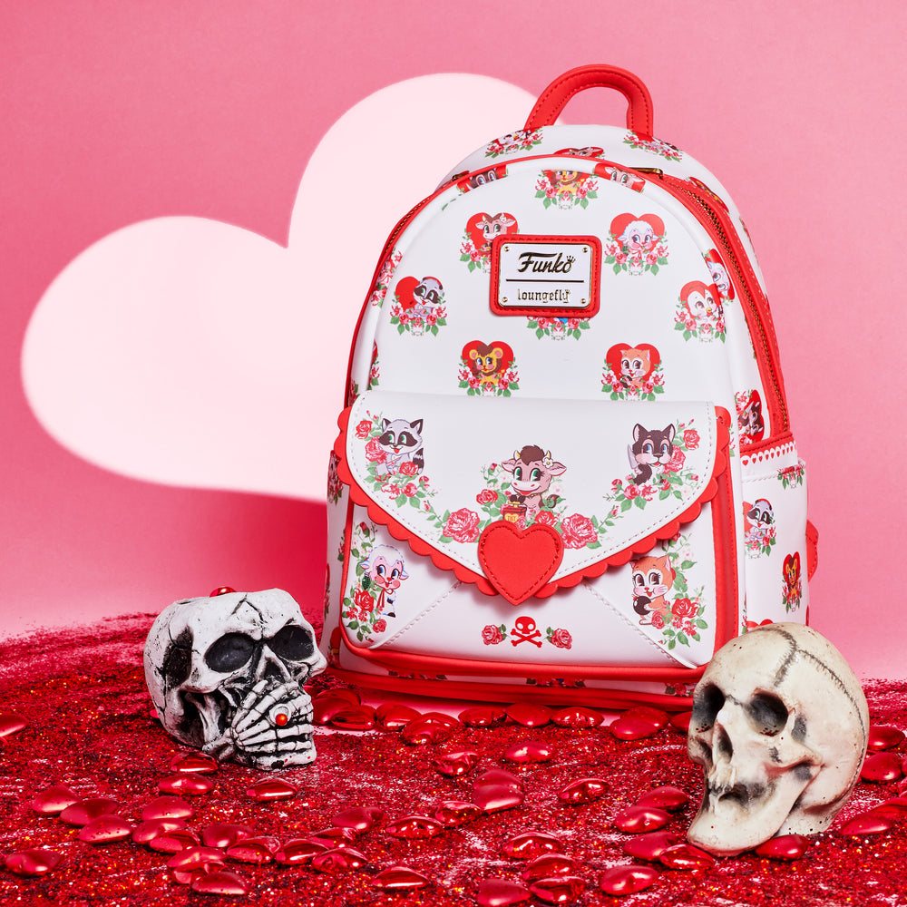 Funko by Loungefly Villainous Valentines Mini Backpack Lifestyle View-zoom