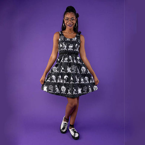 Disney Stitch Shoppe The Nightmare Before Christmas Tarot Card "Olivia" Dress