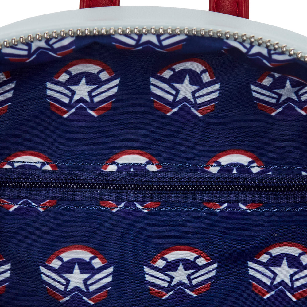Falcon Captain America Cosplay Mini Backpack Inside Lining View-zoom