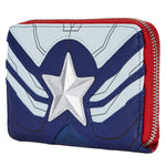 Falcon Captain America Cosplay Zip Around Wallet Side View