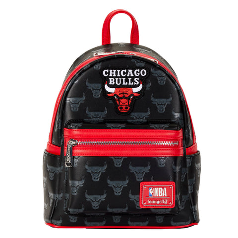 NBA Chicago Bulls Logo Mini Backpack Front View