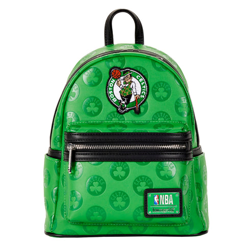 NBA Boston Celtics Logo Mini Backpack Front View
