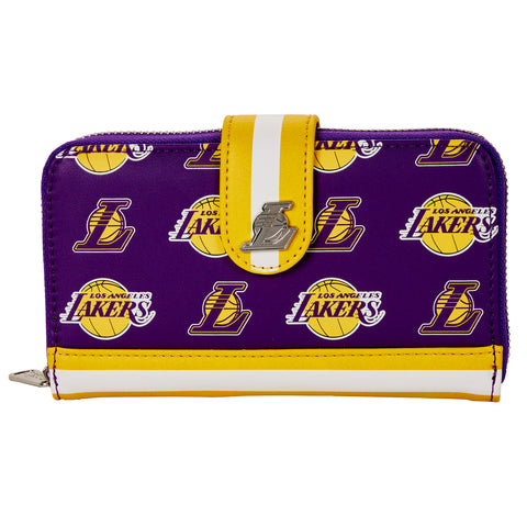 NBA Los Angeles Lakers Zip Around Wallet Front View