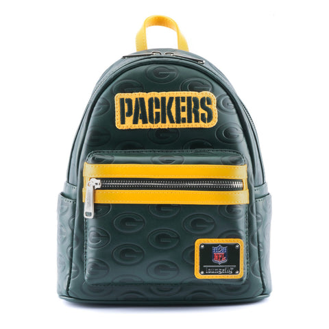 NFL Green Bay Packers Logo Mini Backpack Front View