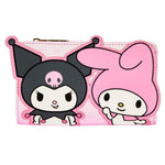 My Melody and Kuromi Flap Wallet Front View