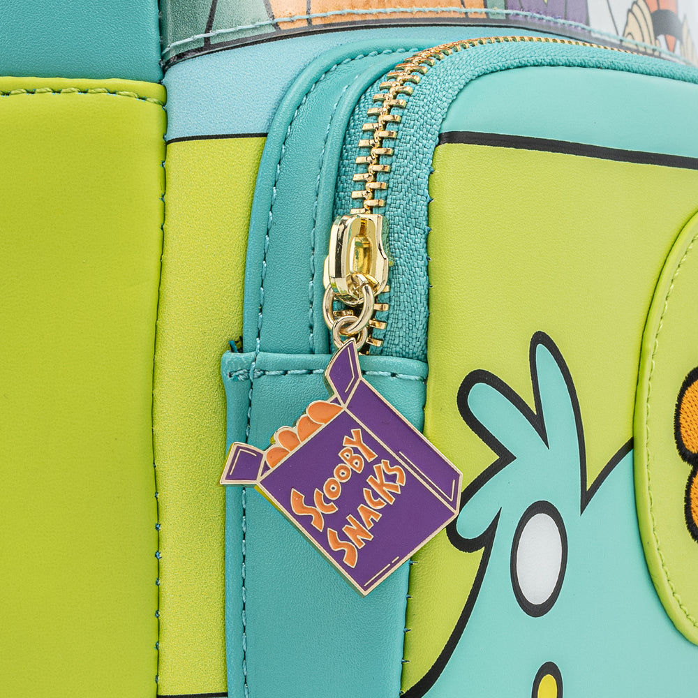 Scooby-Doo! Mystery Machine Mini Backpack Close Up Zipper Charm View-zoom