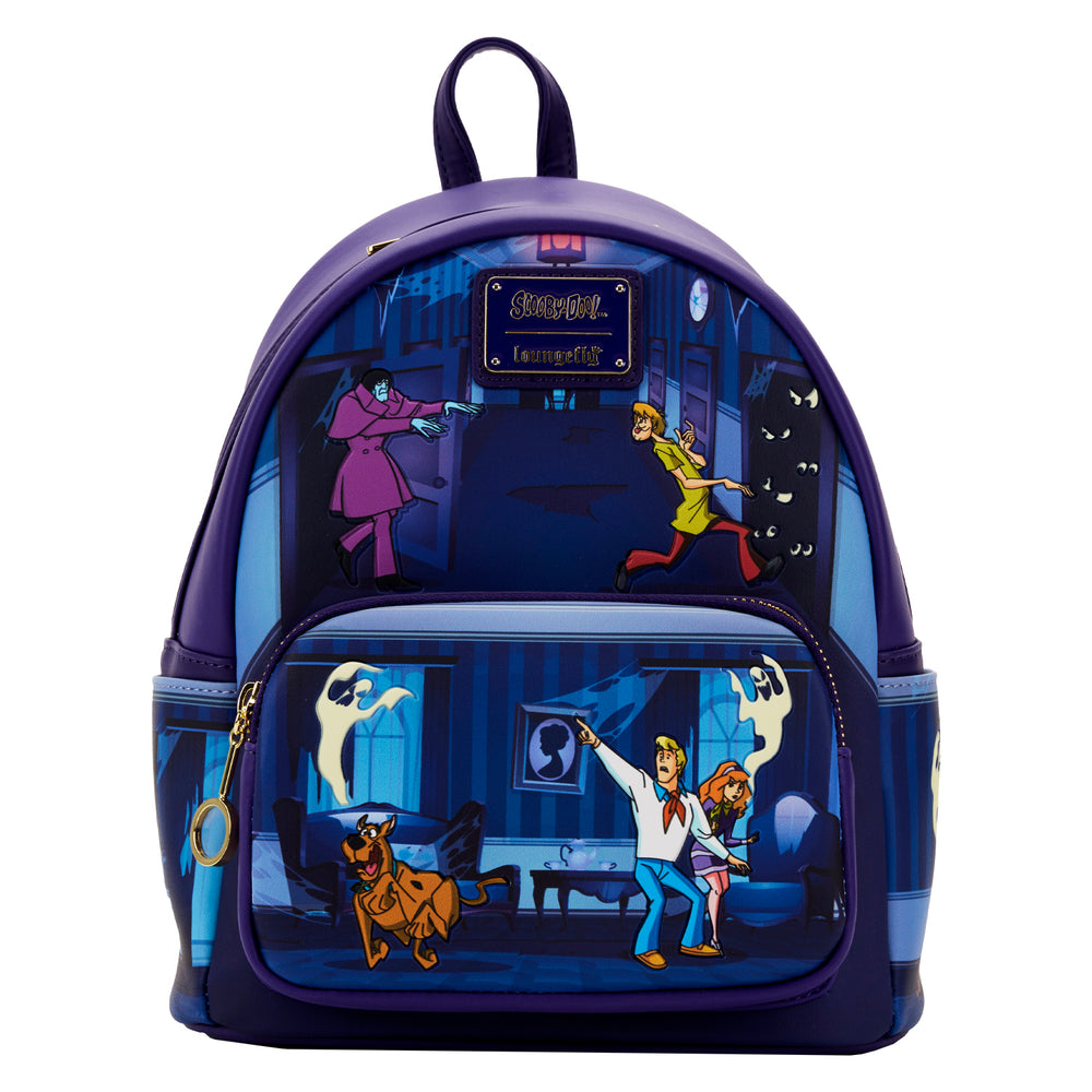 Scooby-Doo! Ghost Chase Glow in the Dark Mini Backpack Front View-zoom