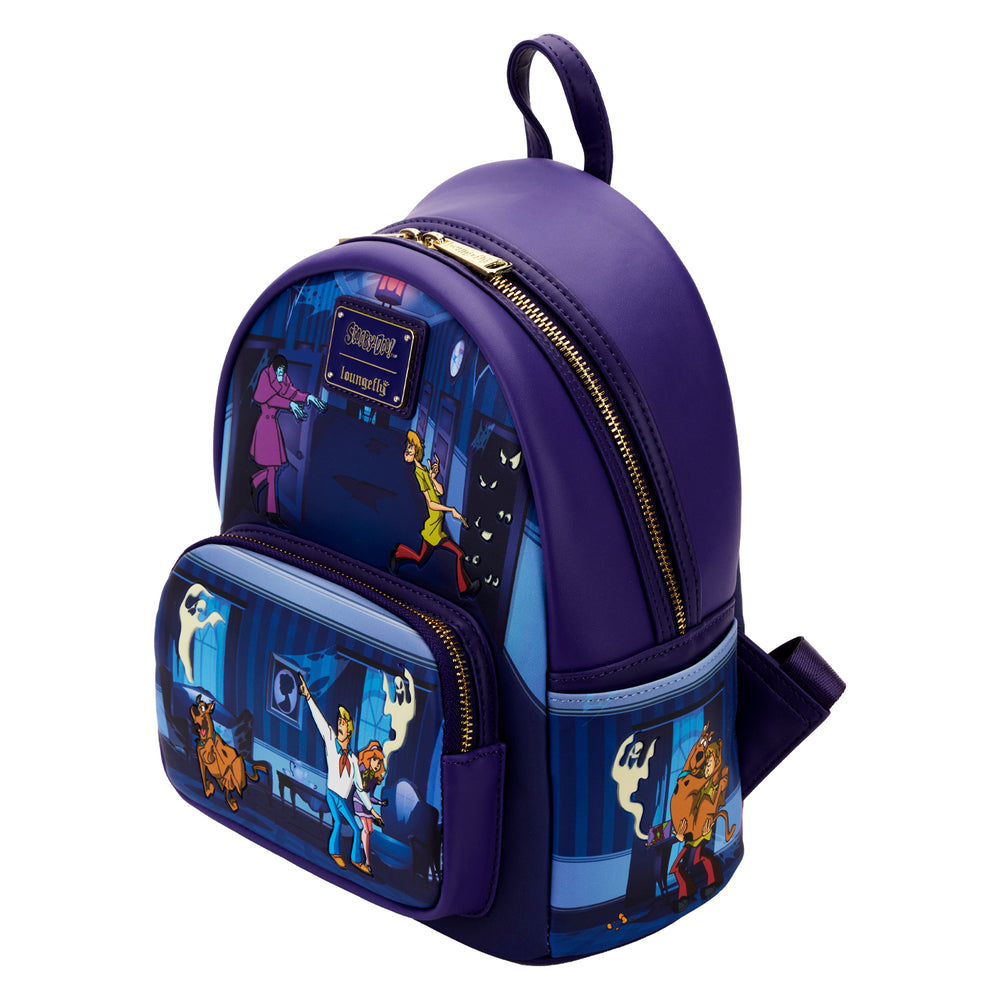 Scooby-Doo! Ghost Chase Glow in the Dark Mini Backpack Top Side View-zoom