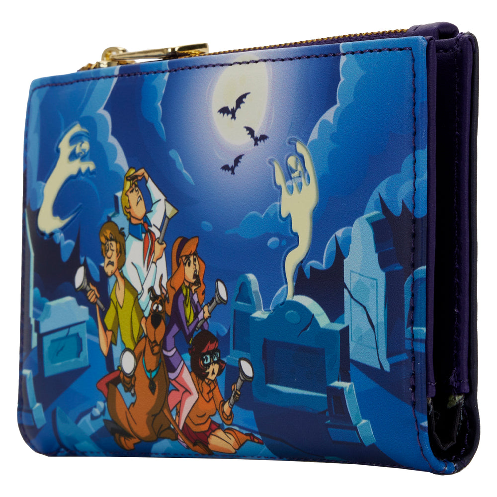 Scooby-Doo! Ghost Chase Glow in the Dark Flap Wallet Side View-zoom