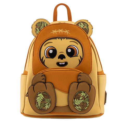 Star Wars Wicket W. Warrick Cosplay Mini Backpack Front View