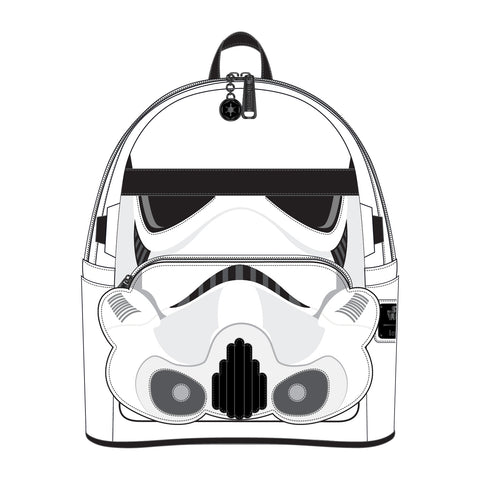 Stormtrooper Lenticular Cosplay Mini Backpack Front View