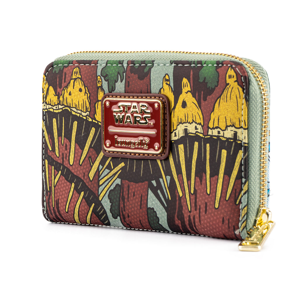 Exclusive - Ewoks and Droids Zip Around Wallet Side View-zoom
