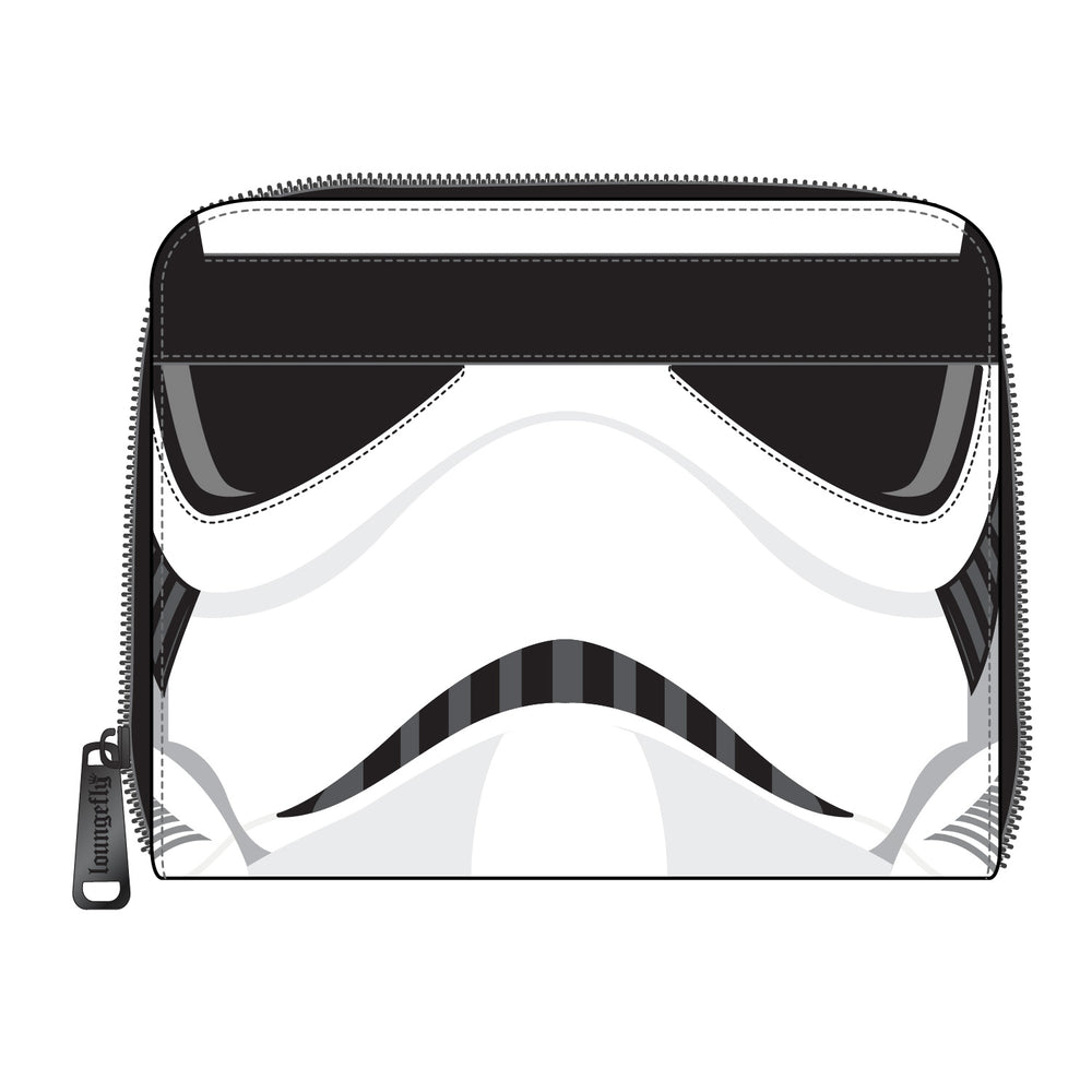 Stormtrooper Lenticular Cosplay Zip Around Wallet Front View-zoom