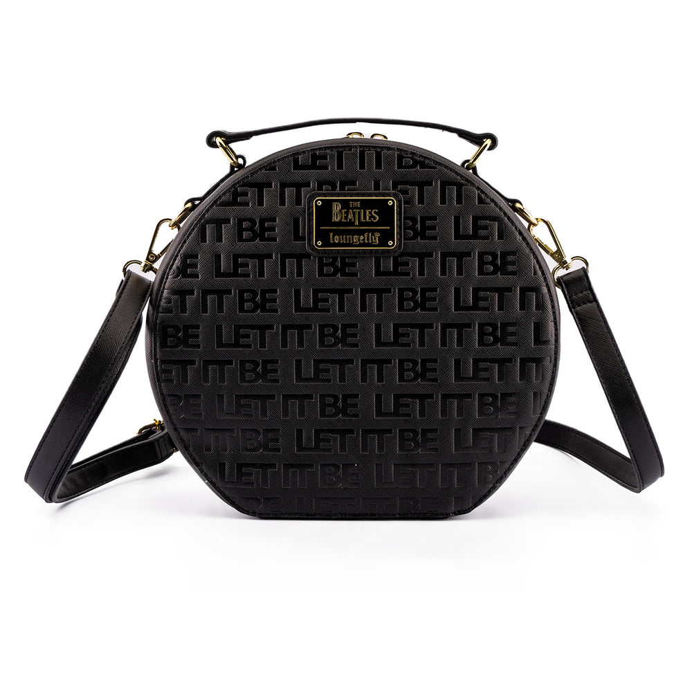 The Beatles Let It Be Vinyl Record Crossbody Bag Back View-zoom
