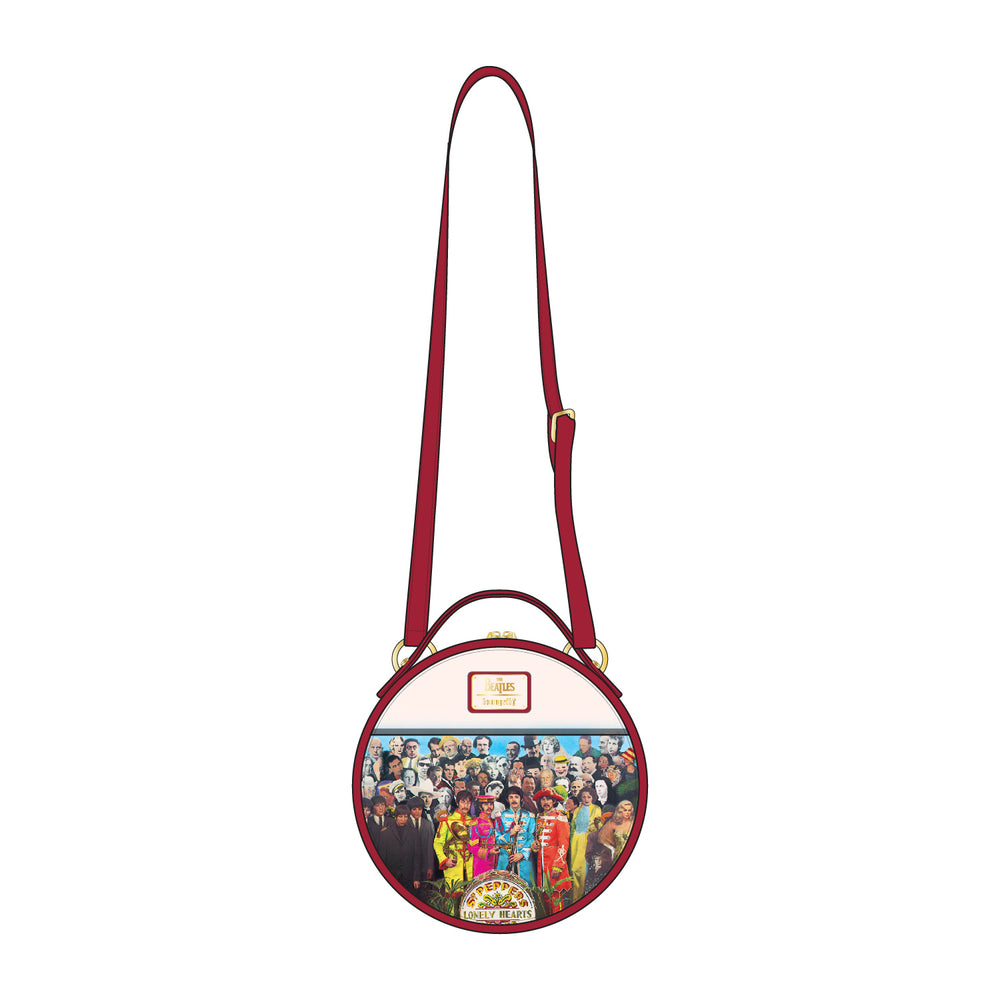 The Beatles Sgt. Pepper's Lonely Hearts Club Band Crossbody Bag Back View-zoom