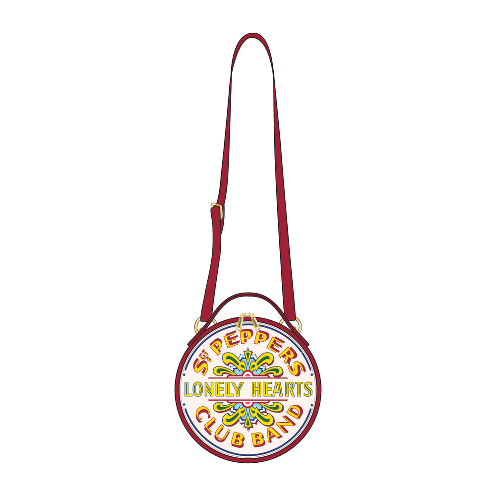 The Beatles Sgt. Pepper's Lonely Hearts Club Band Crossbody Bag Front View-zoom