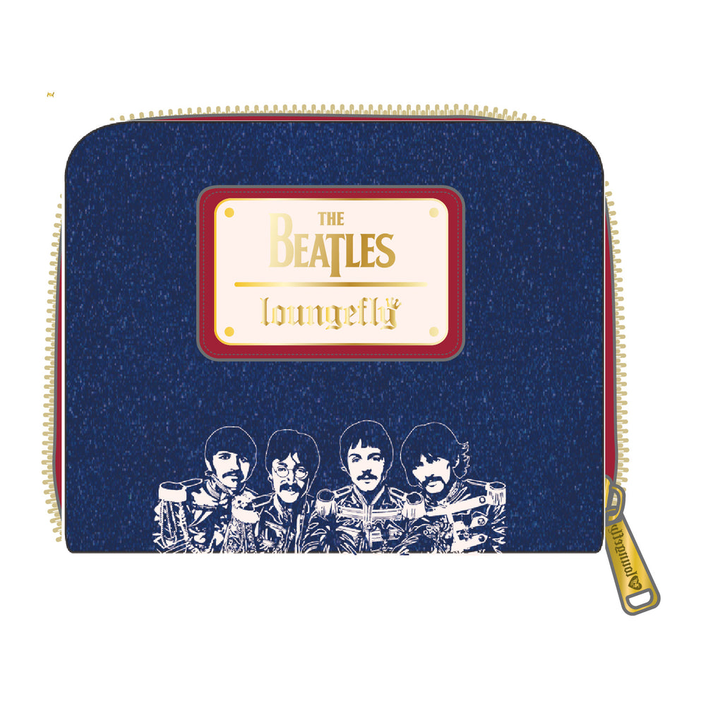 The Beatles Sgt. Pepper's Lonely Hearts Club Band Zip Around Wallet Back View-zoom