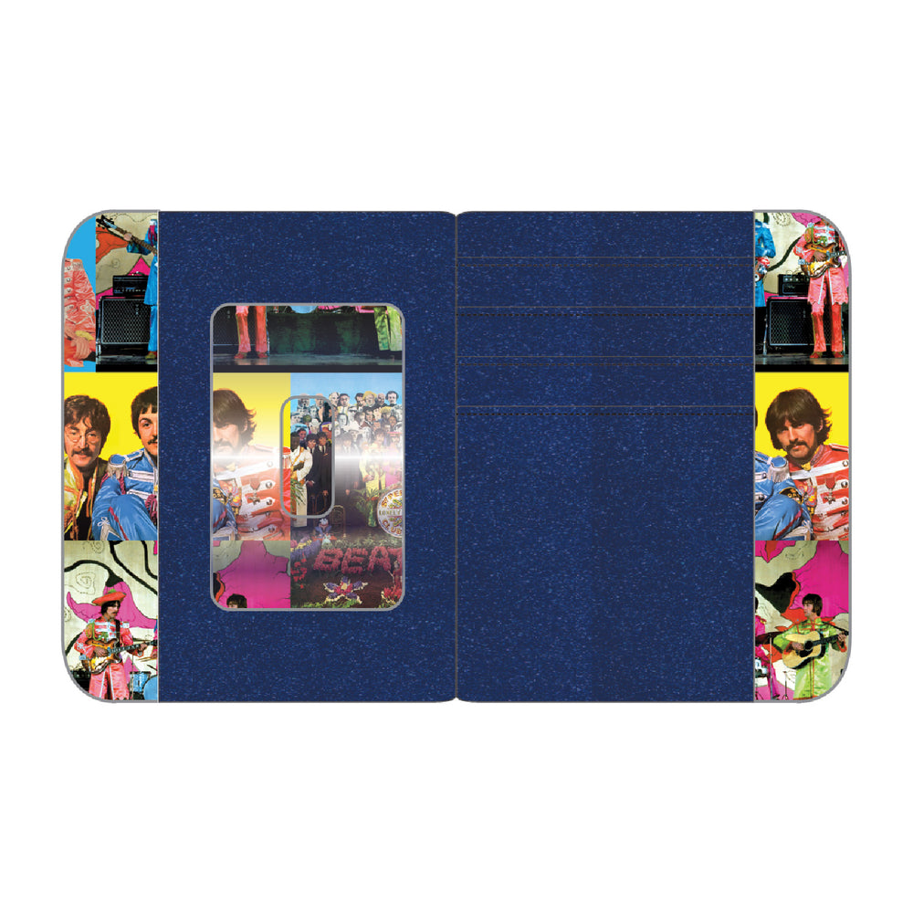 The Beatles Sgt. Pepper's Lonely Hearts Club Band Zip Around Wallet Inside View-zoom