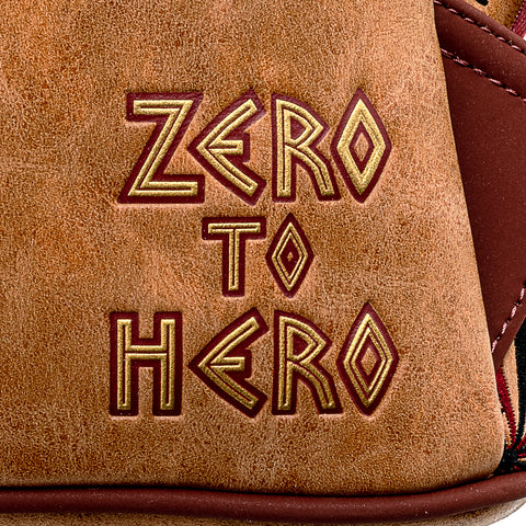 Disney Hercules Muses Mini Backpack Zero to Hero Closeup View