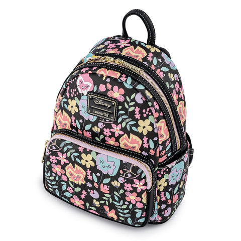 Exclusive - Disney Alice in Wonderland Floral Mini Backpack Top Side View