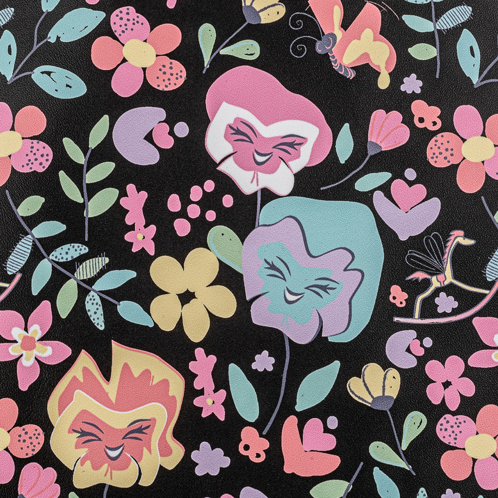 Exclusive - Disney Alice in Wonderland Floral Mini Backpack Closeup Artwork View-zoom