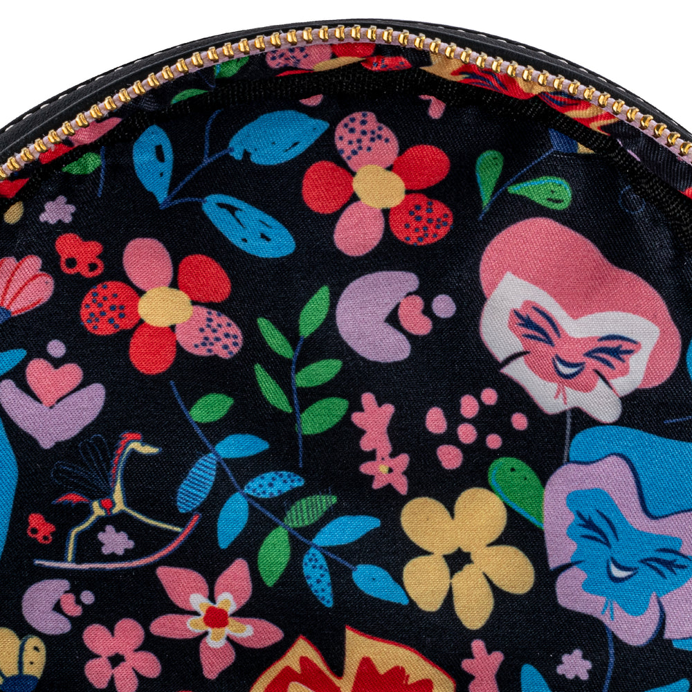Exclusive - Disney Alice in Wonderland Floral Mini Backpack Inside Lining View-zoom