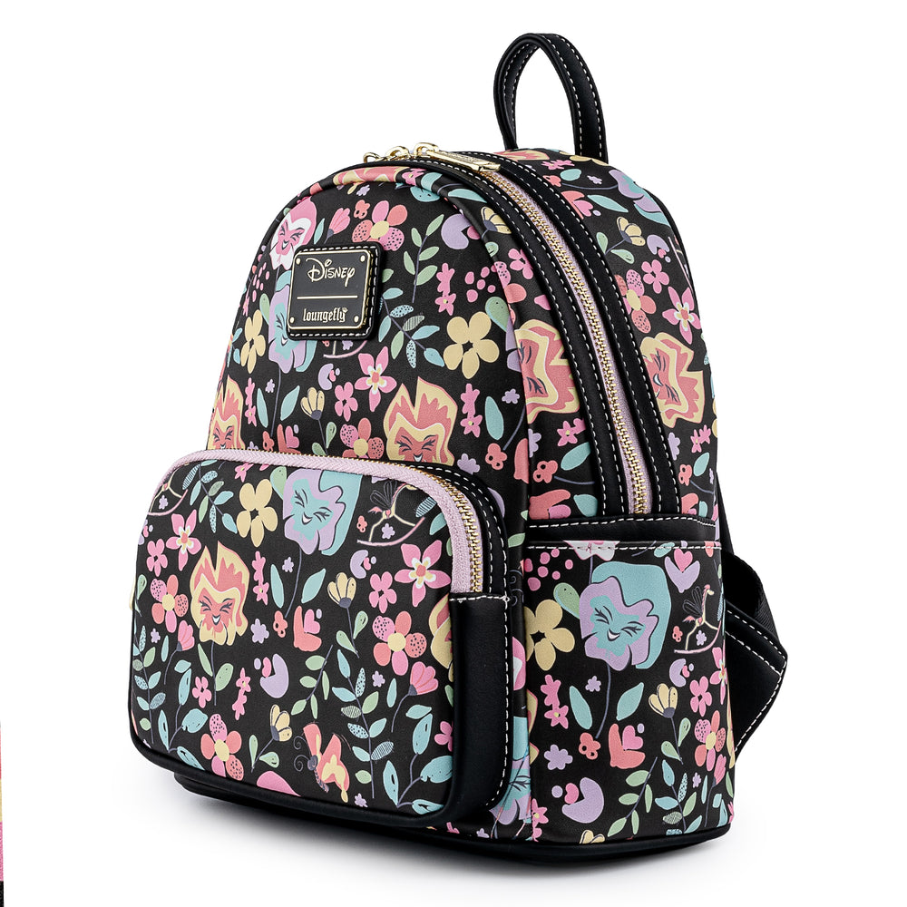 Exclusive - Disney Alice in Wonderland Floral Mini Backpack Side View-zoom