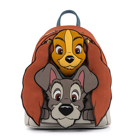 Lady and the Tramp Cosplay Mini Backpack Front View