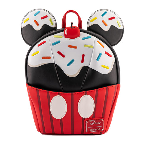Exclusive - Mickey Mouse Sprinkle Cupcake Cosplay Mini Backpack Front View