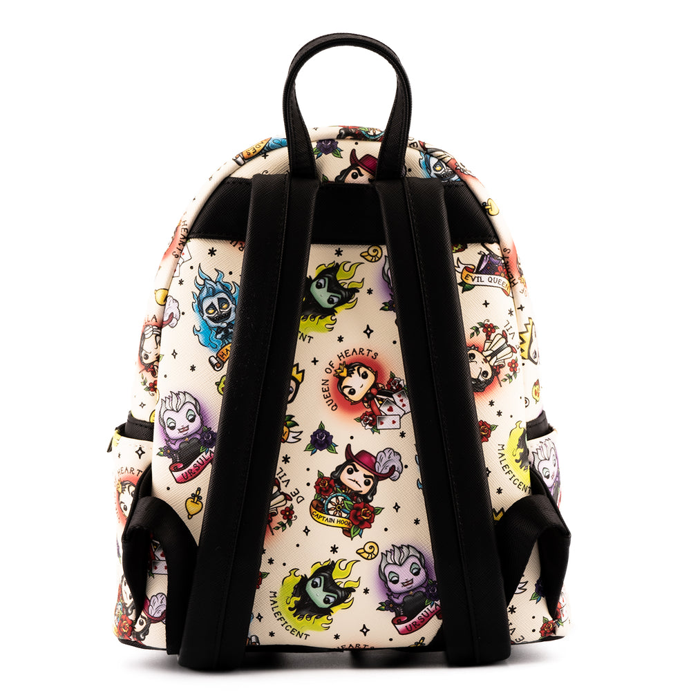 Funko Pop! by Loungefly Disney Villains Tattoo Mini Backpack Back View-zoom