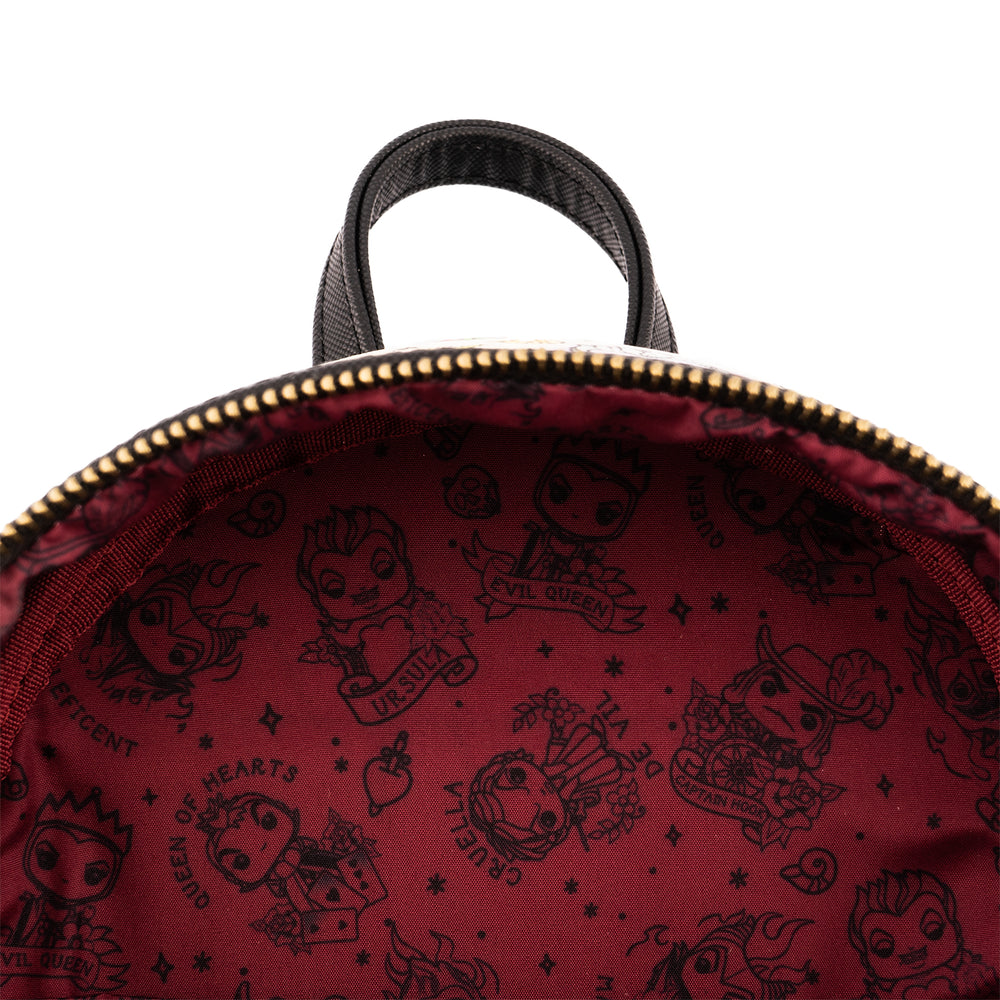 Funko Pop! by Loungefly Disney Villains Tattoo Mini Backpack Inside Lining View-zoom
